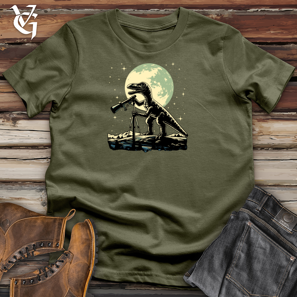 Viking Goods Jurassic Stargazer Recovered Cotton Tee Military Green / L