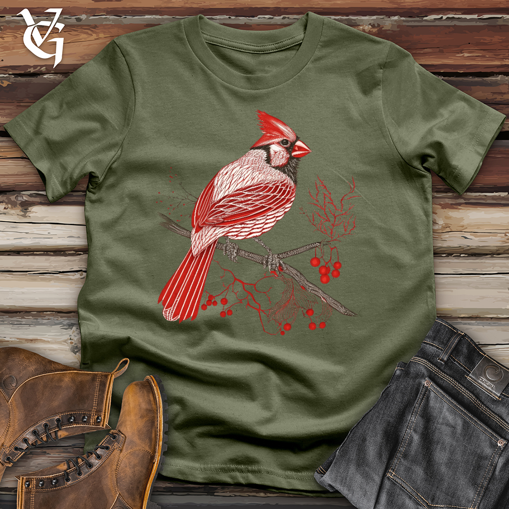 Viking Goods Lacy Cardinal Softstyle Tee Military Green / L