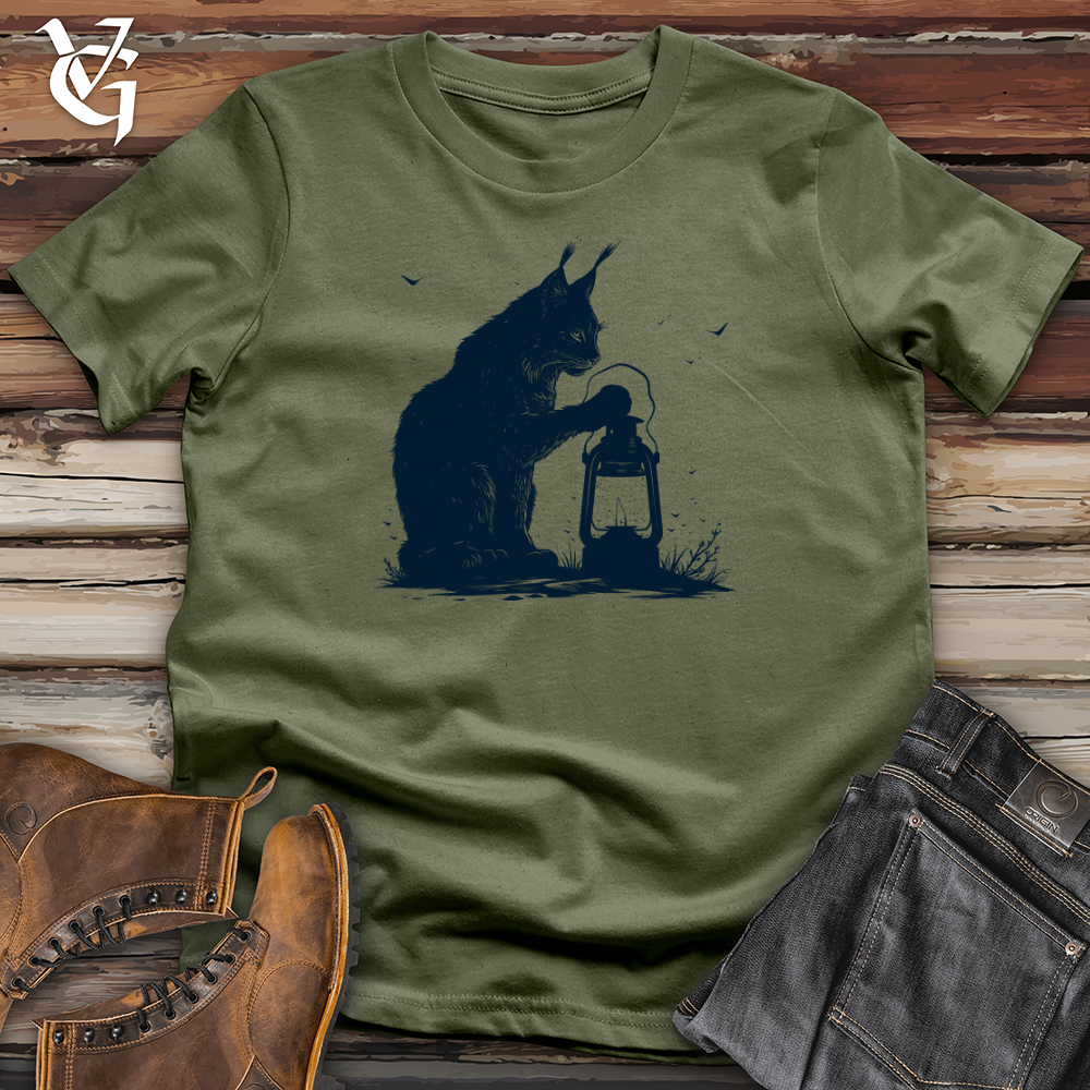Viking Goods Lynx Lantern Guardian Softstyle Tee Military Green / L