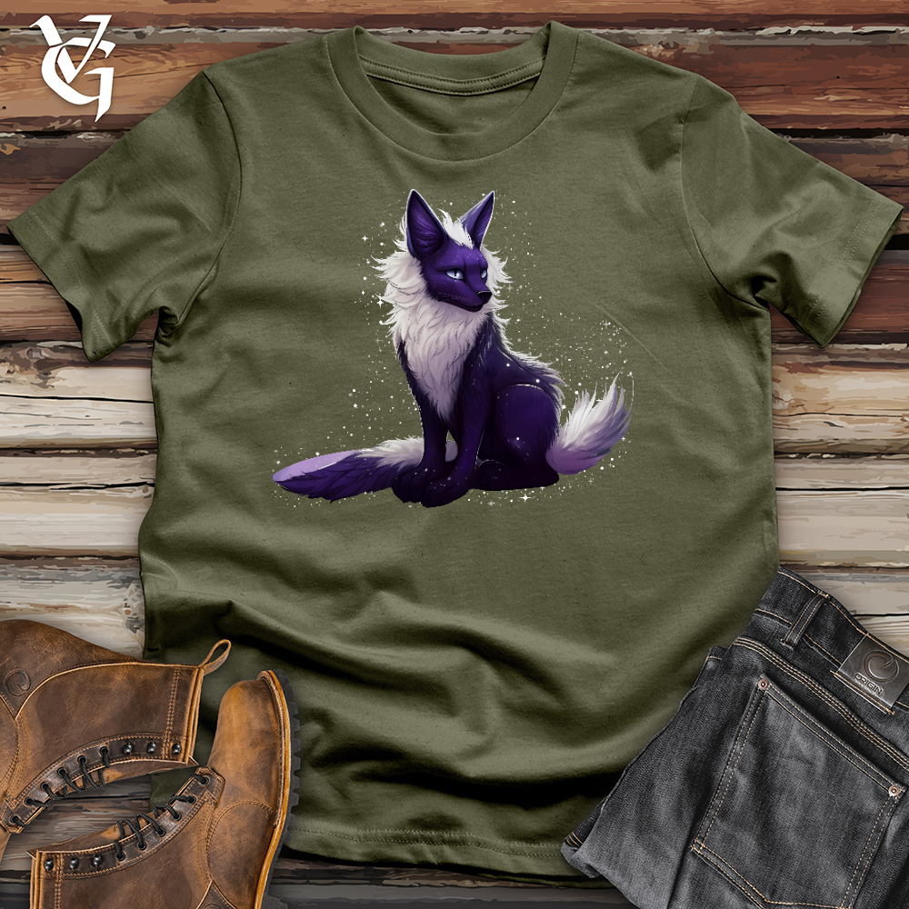 Viking Goods Magical Fox Cotton Tee Military Green / L
