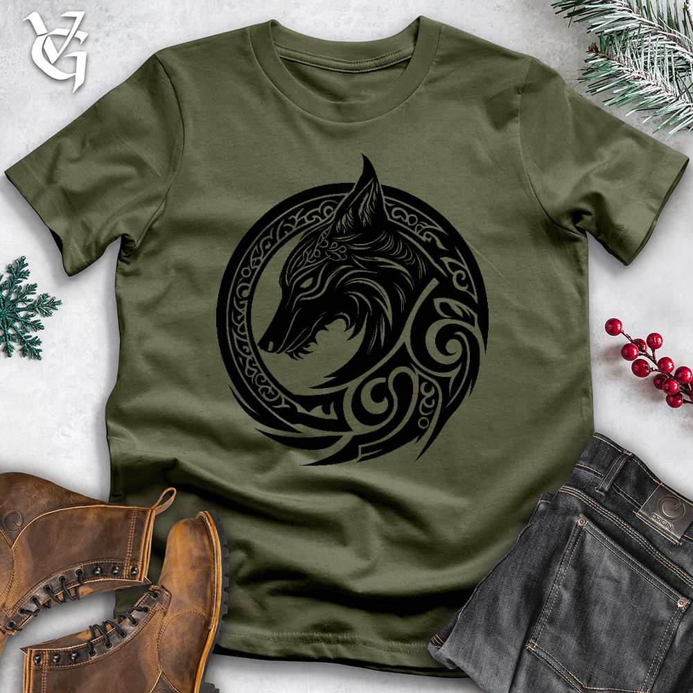 Viking Goods Master Wolf Cotton Tee Military Green / L
