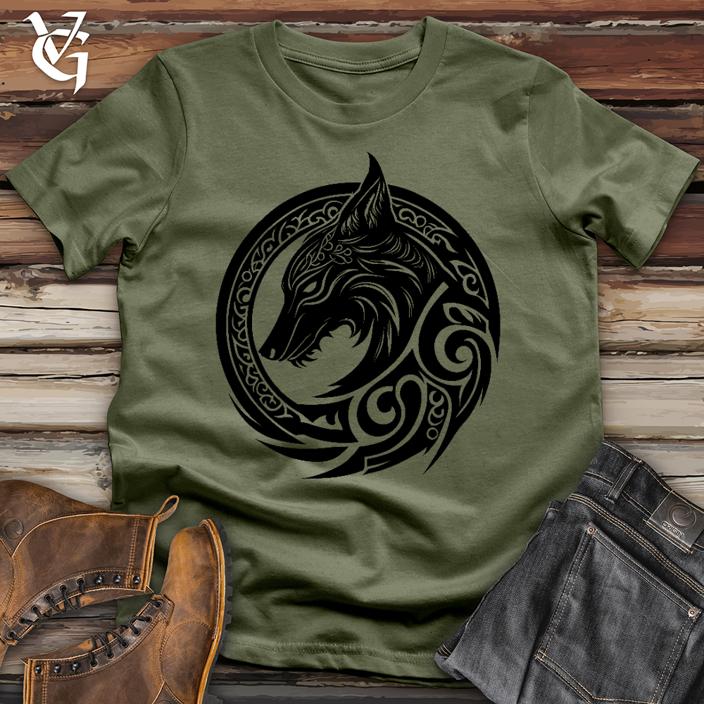 Viking Goods Master Wolf Softstyle Tee Military Green / L