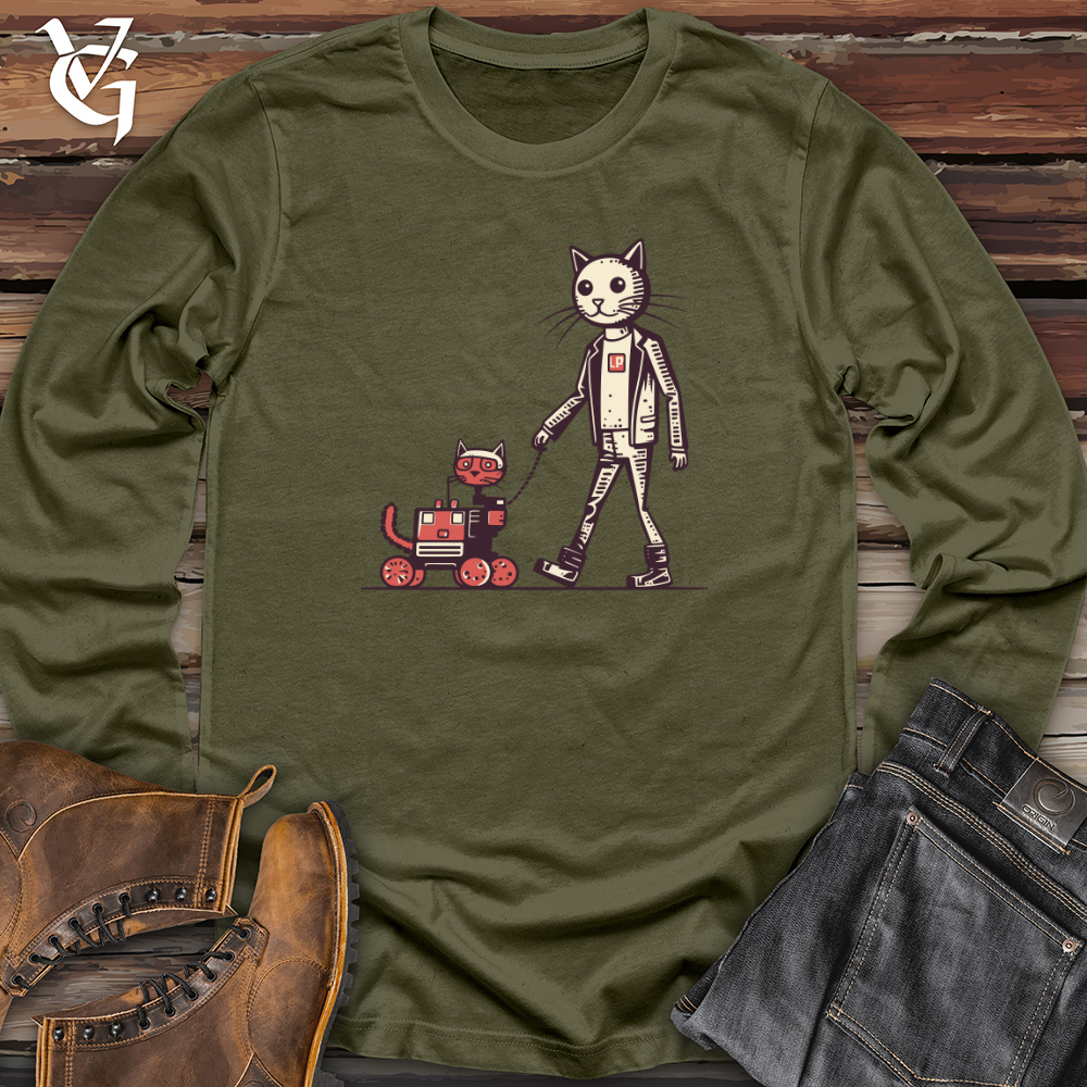 Viking Goods Mechatronic Meow Long Sleeve Military Green / L