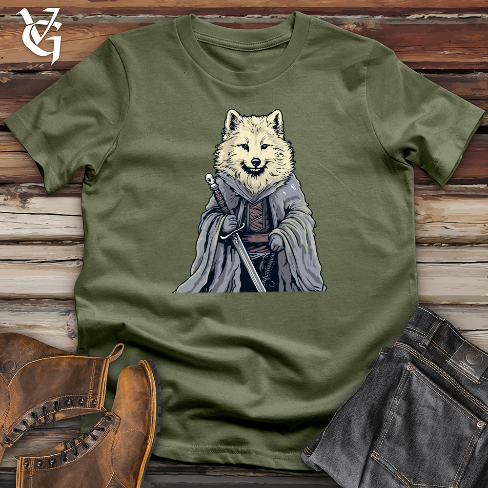 Viking Goods Mighty Wolf Warrior Softstyle Tee Military Green / L
