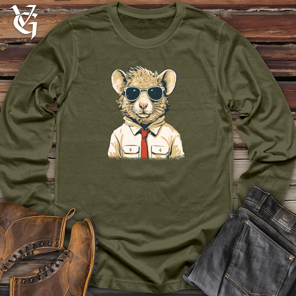 Viking Goods Mouse Suave Shades Long Sleeve Military Green / L