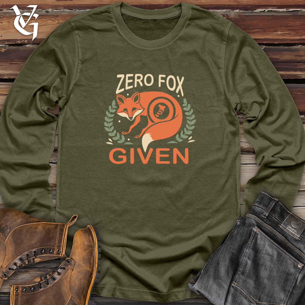 Viking Goods No Fox Given Long Sleeve Military Green / L