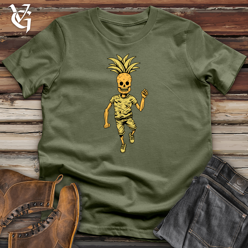 Viking Goods Nostalgic Pineapple Hijinks Softstyle Tee Military Green / L