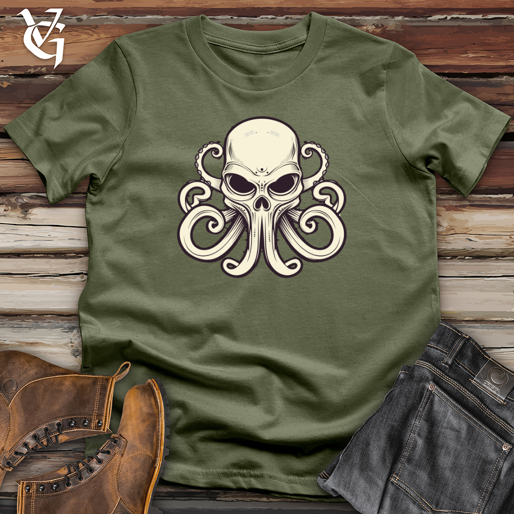 Viking Goods Octopus Storm Softstyle Tee Military Green / L