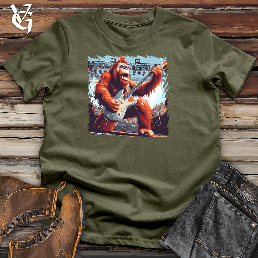 Viking Goods Orangutan Music Festival Cotton Tee Military Green / L