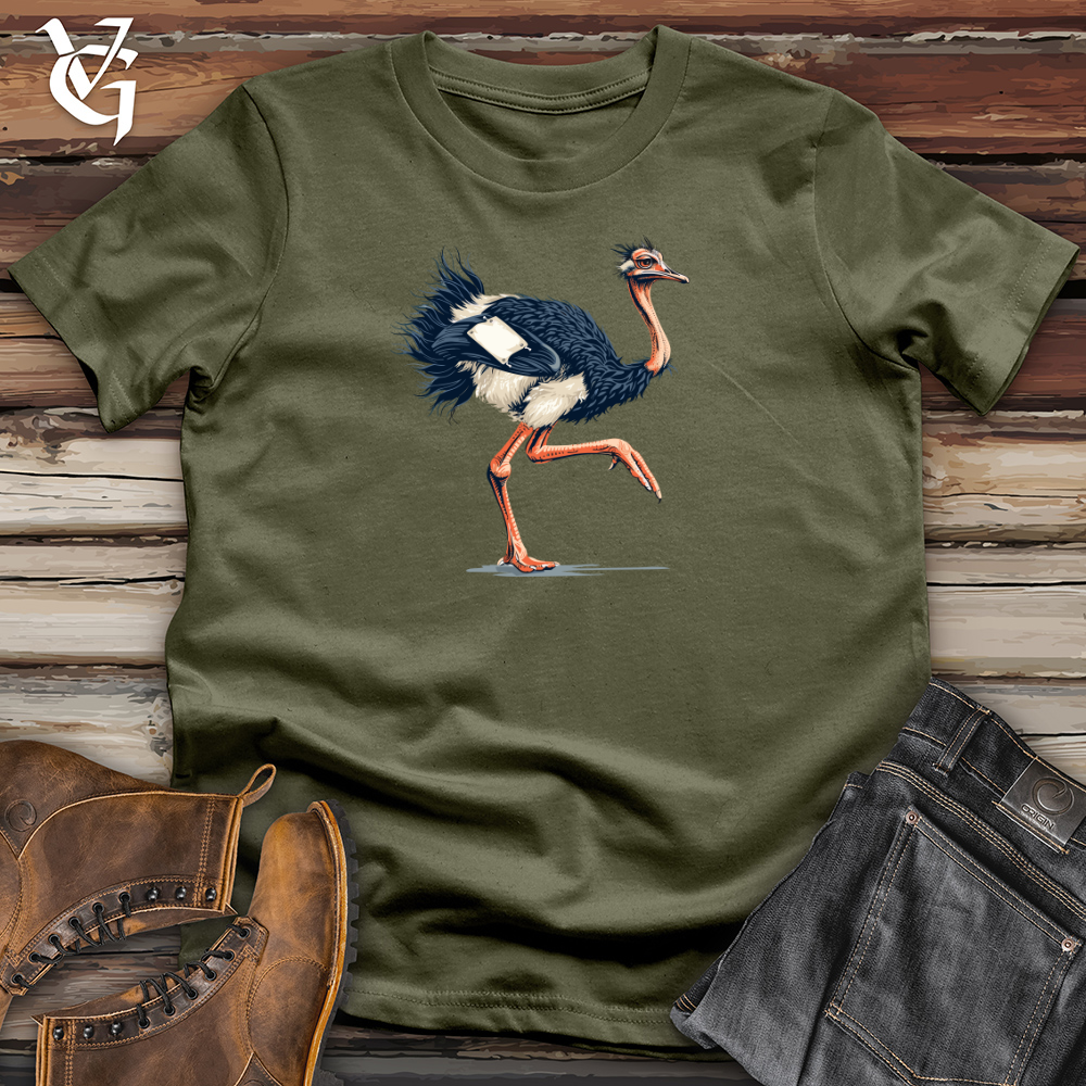 Viking Goods Ostrich Speed Racer Cotton Tee Military Green / L