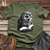 Viking Goods Owl Reading Book Softstyle Tee Military Green / L