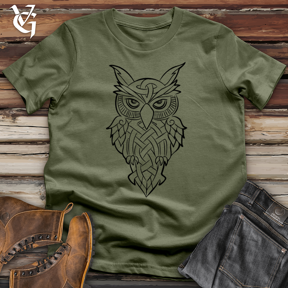 Viking Goods Owl Softstyle Tee Military Green / L