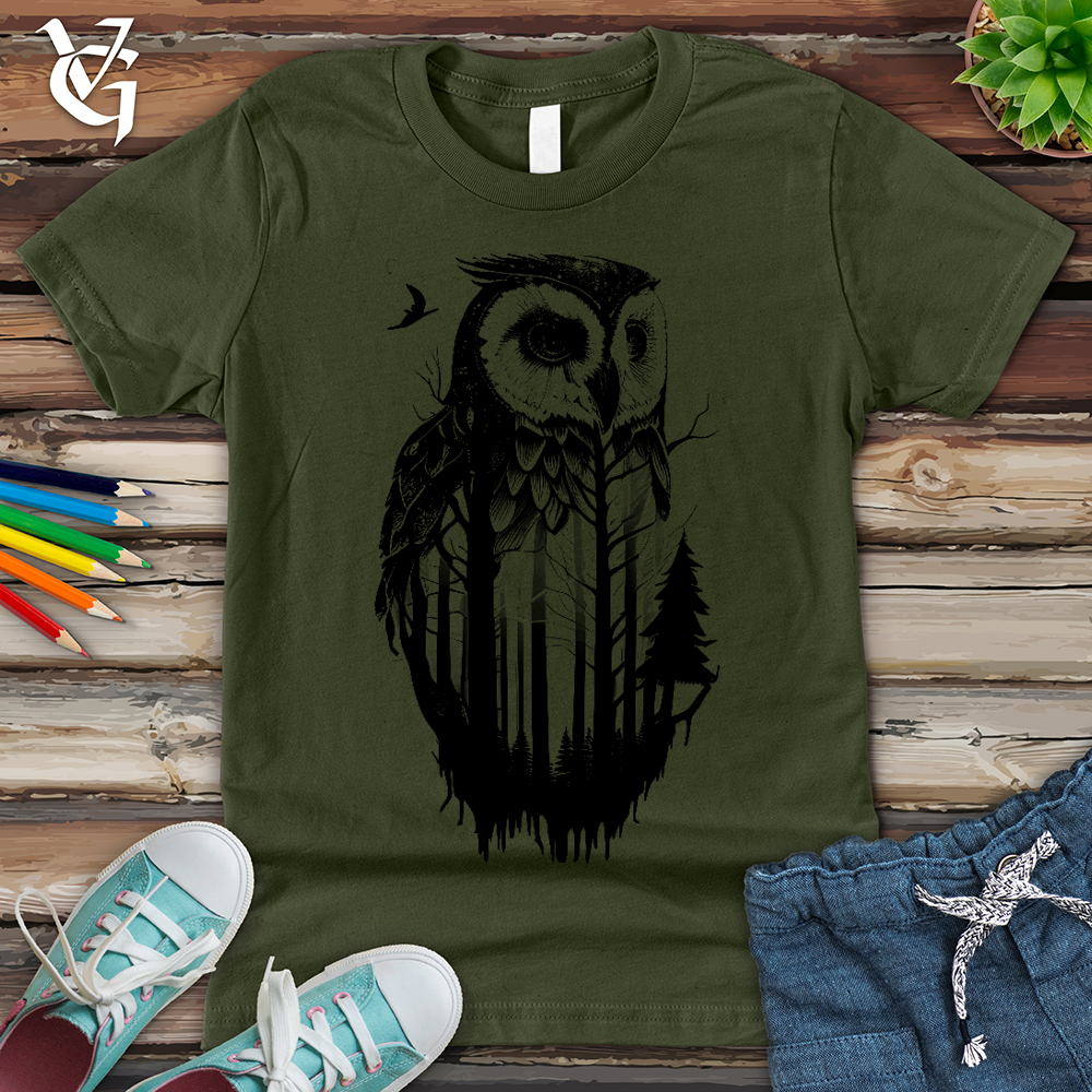 Viking Goods Owl Soul Youth Tee Military Green / L