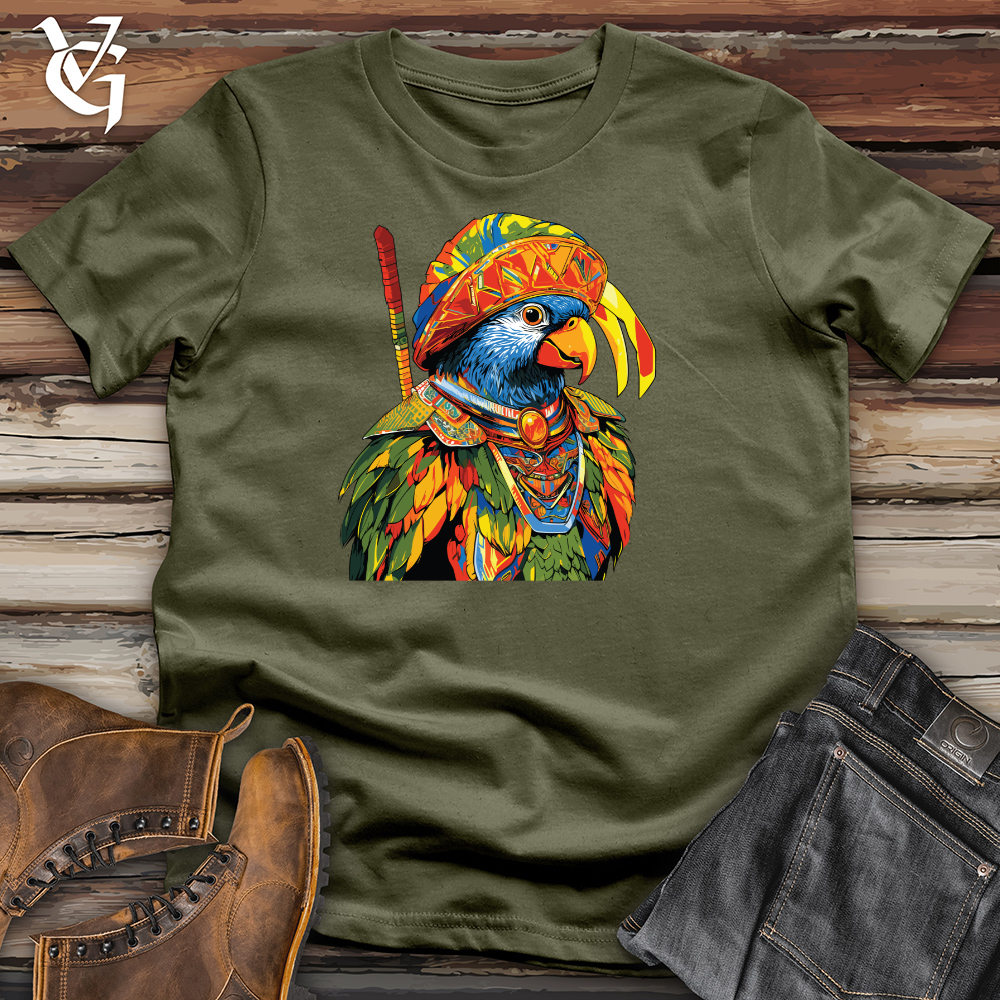 Viking Goods Parrot Warrior Splendor Cotton Tee Dark Grey / L