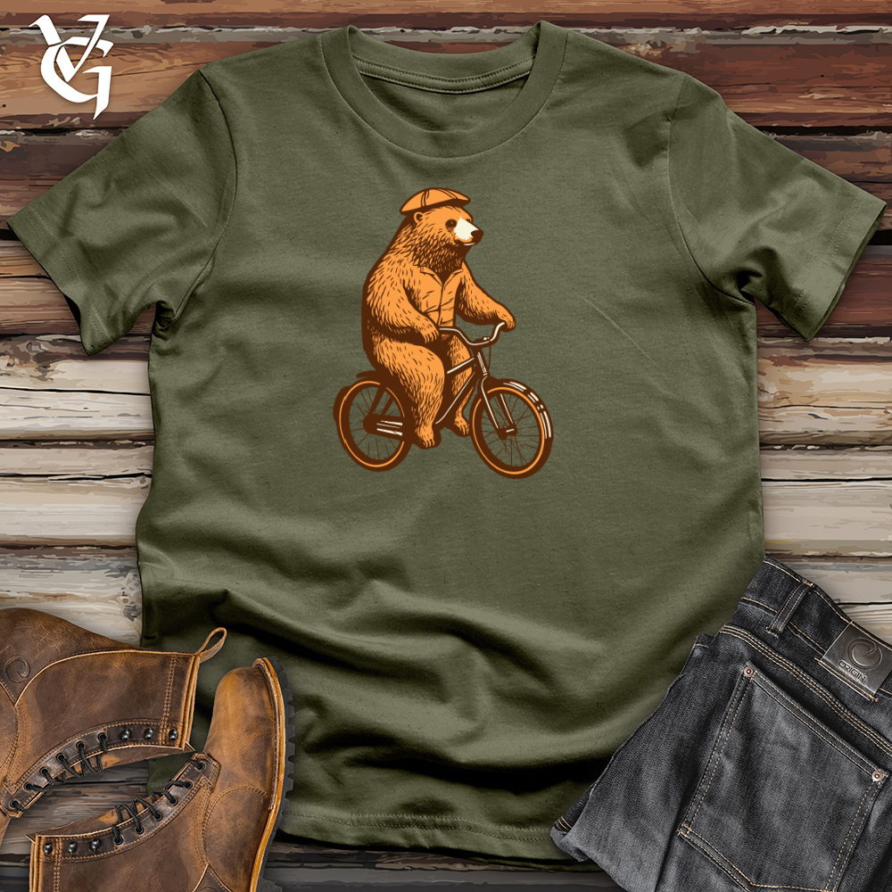 Viking Goods Pedal ready Beaver Cotton Tee Military Green / L