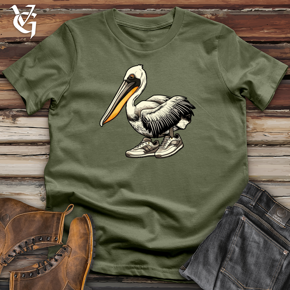 Viking Goods Pelican Pier Stride Sneaker Glide Softstyle Tee Military Green / L