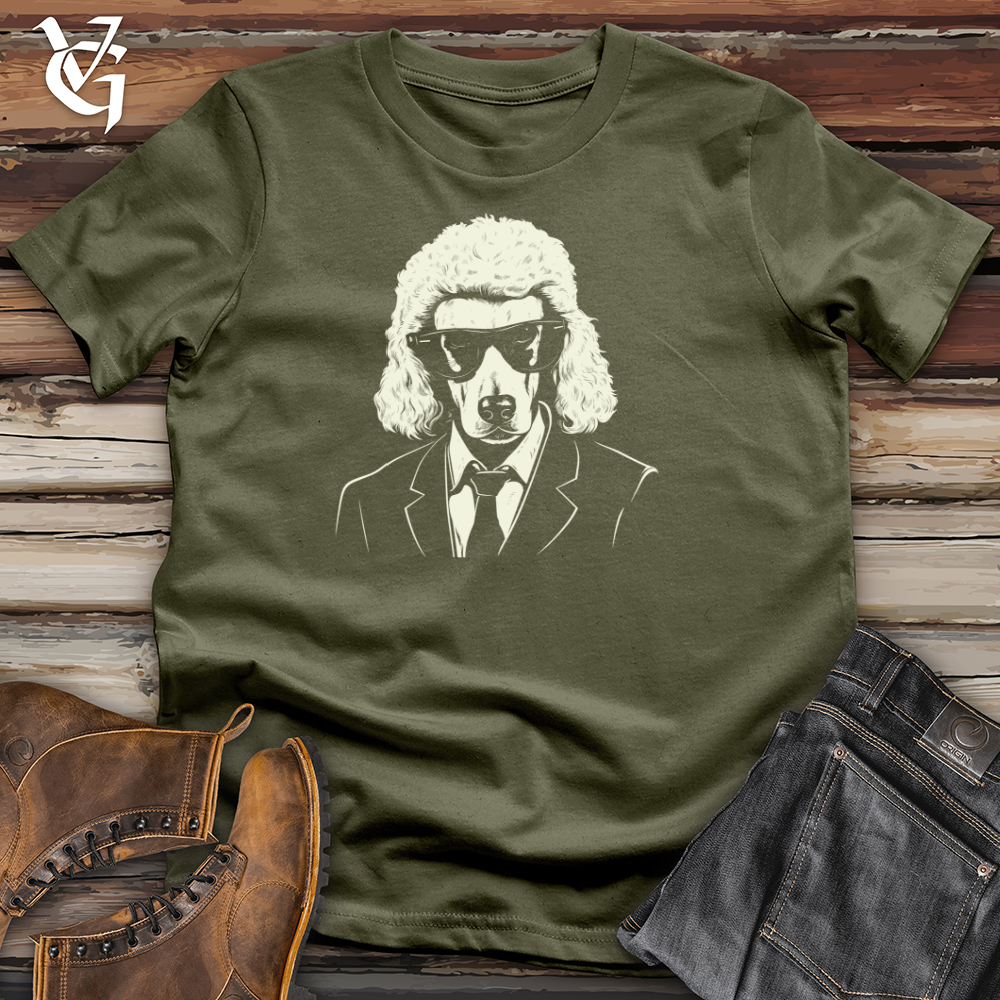 Viking Goods Poodle Noir Cool Cotton Tee Military Green / L