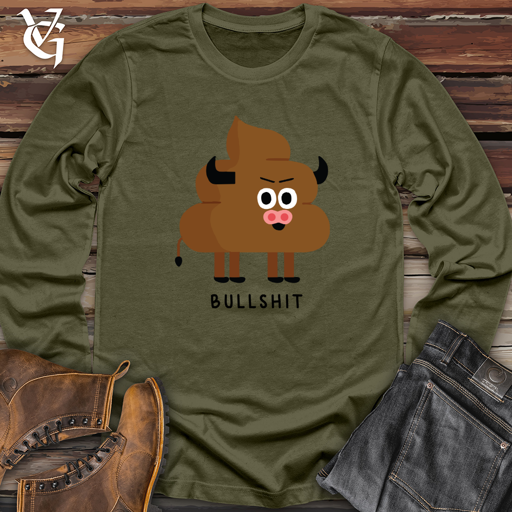 Viking Goods Poop Buffalo Long Sleeve Military Green / L