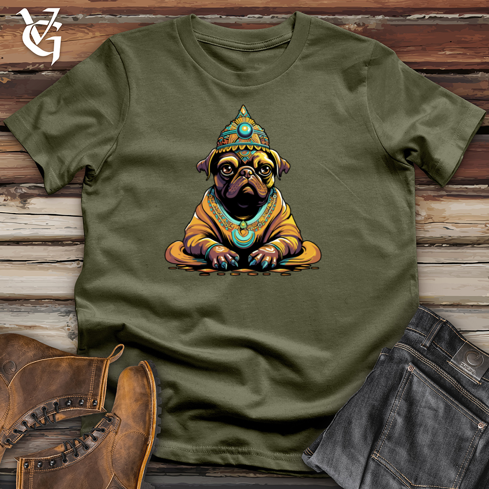 Viking Goods Pug Mystic Sovereign Cotton Tee Military Green / L