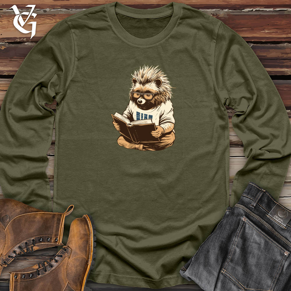 Viking Goods Quill Infused Tales Long Sleeve Military Green / L