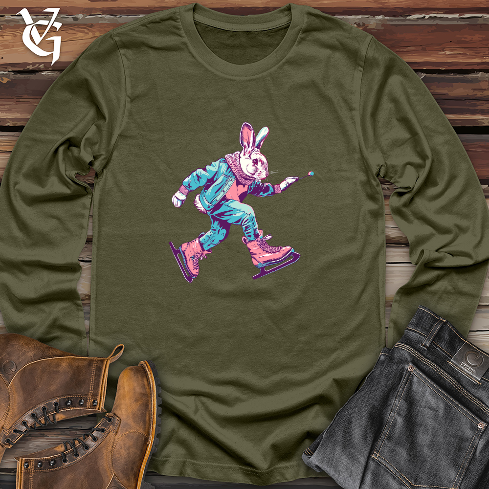 Viking Goods Rabbit Ice Skating Long Sleeve Military Green / L