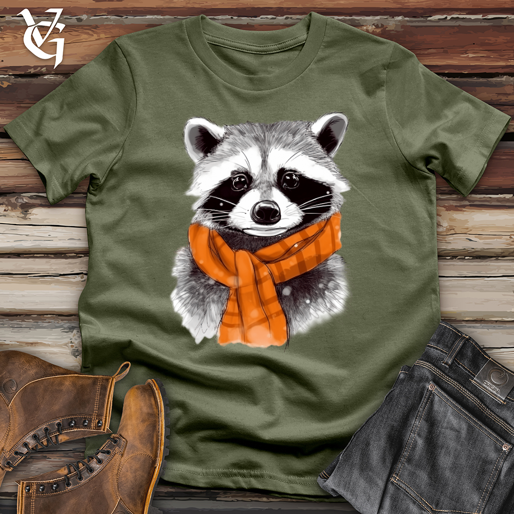 Viking Goods Raccoon Chief Softstyle Tee Military Green / L