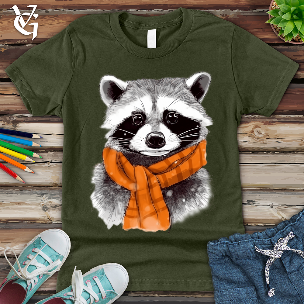 Viking Goods Raccoon Chief Youth Tee Military Green / L