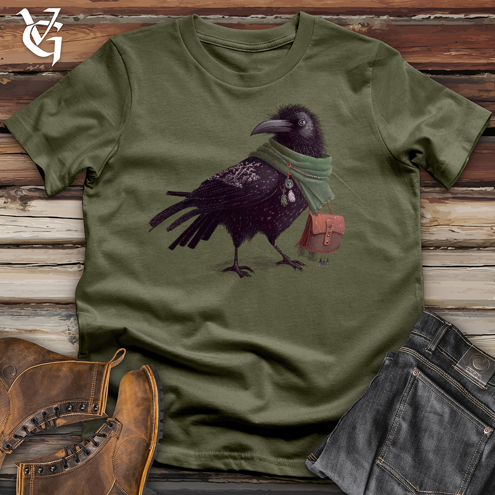 Viking Goods Raven Deva Cotton Tee Military Green / L