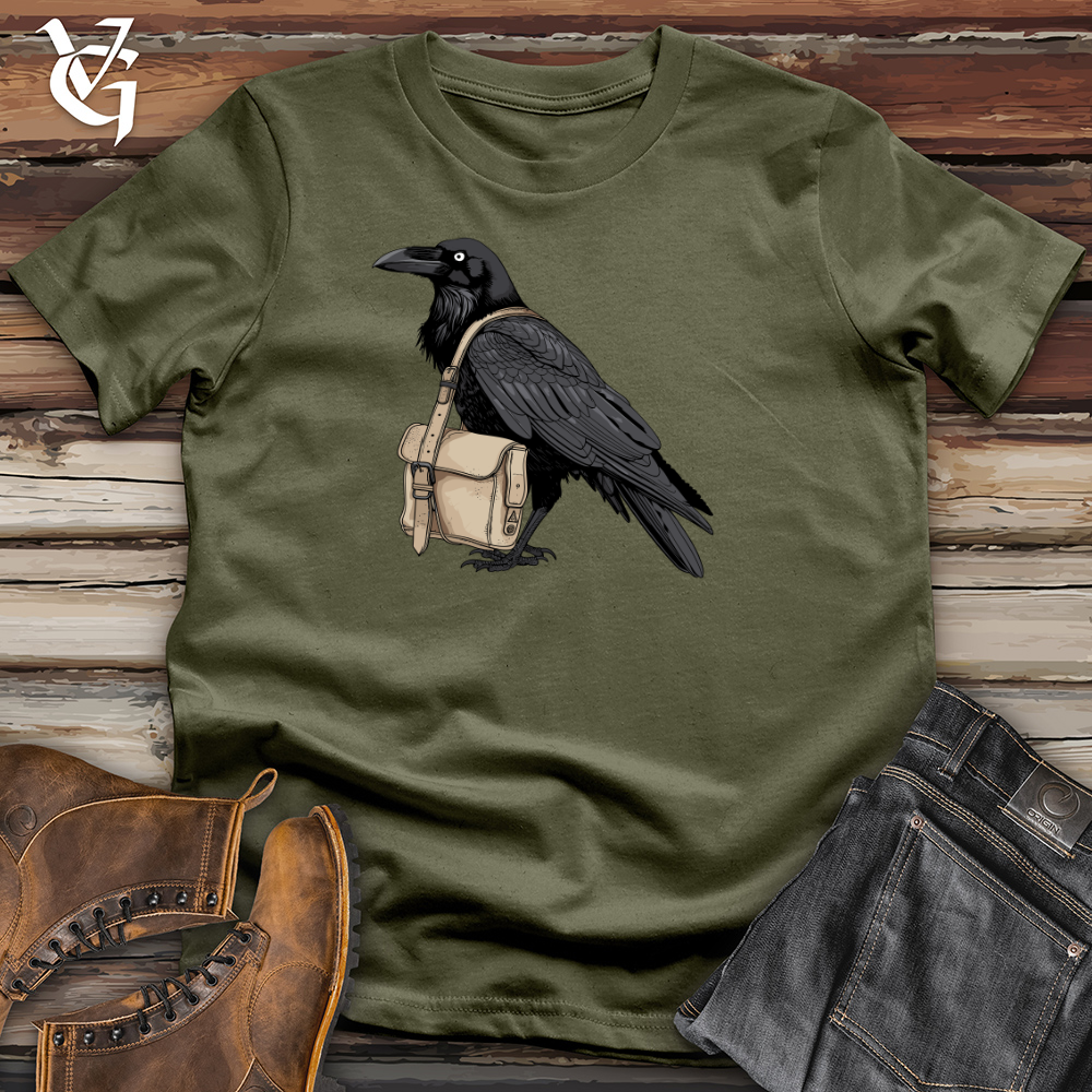 Viking Goods Raven Postal Carrier Cotton Tee Military Green / L