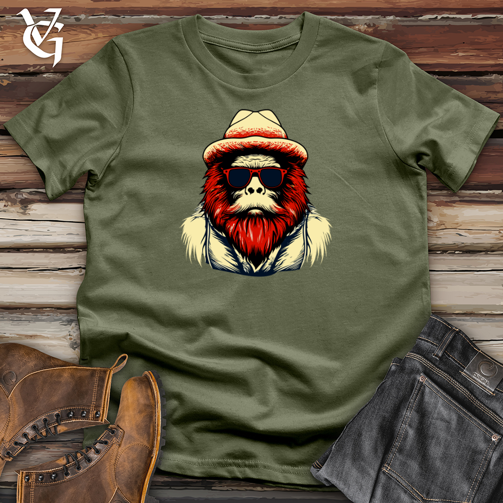 Viking Goods Retro Boss Yeti Softstyle Tee Military Green / L