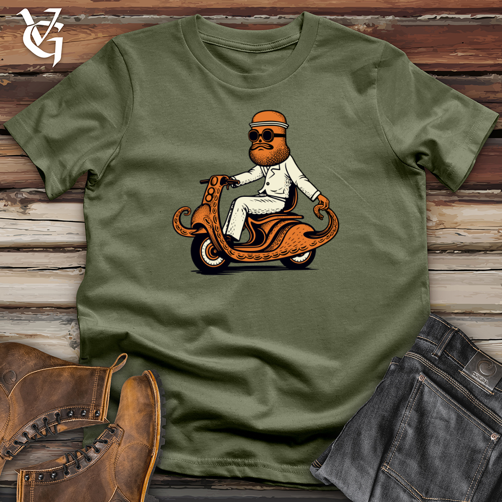 Viking Goods Retro Octoglide Softstyle Tee Military Green / L