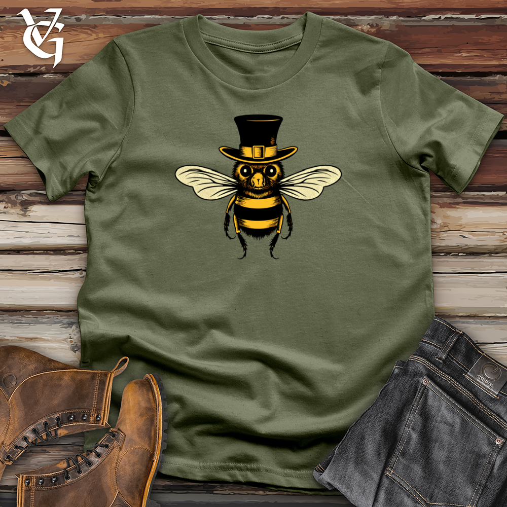 Viking Goods Retro Topper Bee Softstyle Tee Military Green / L