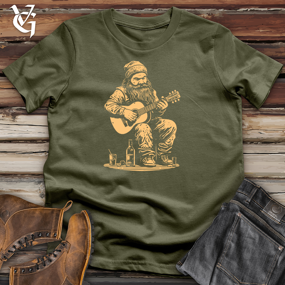 Viking Goods Rockin Dwarf Cotton Tee Military Green / L