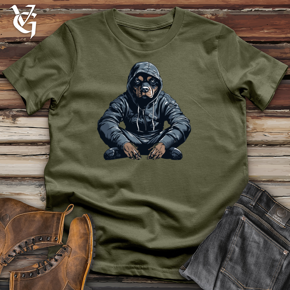 Viking Goods Rottweiler Urban Stance Cotton Tee Military Green / L