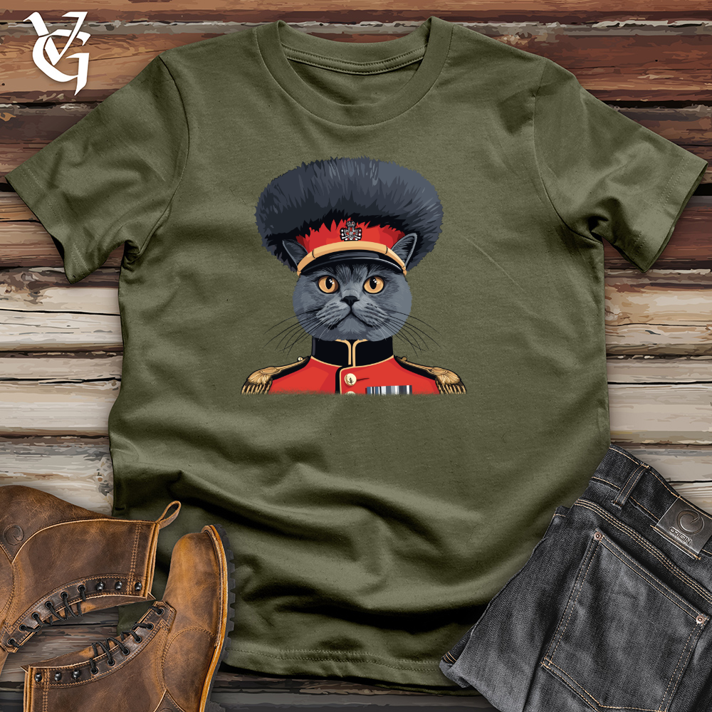 Viking Goods Royal Cat Guard Cotton Tee Military Green / L