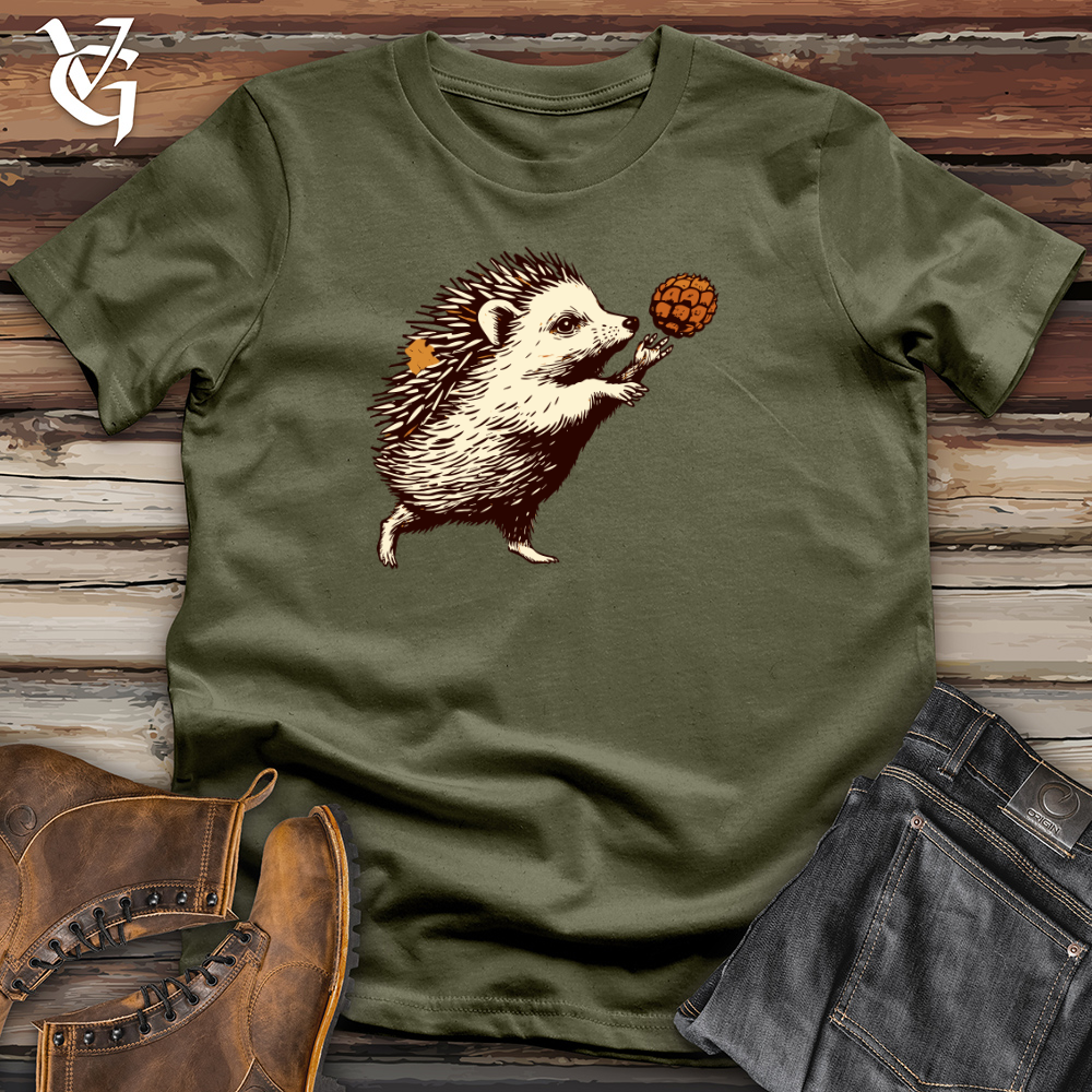 Viking Goods Rustic Leaf Fling Cotton Tee Military Green / L