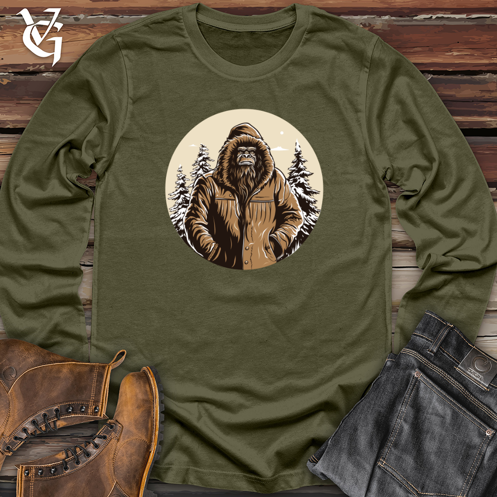 Viking Goods Sasquatch Chill Long Sleeve Military Green / L