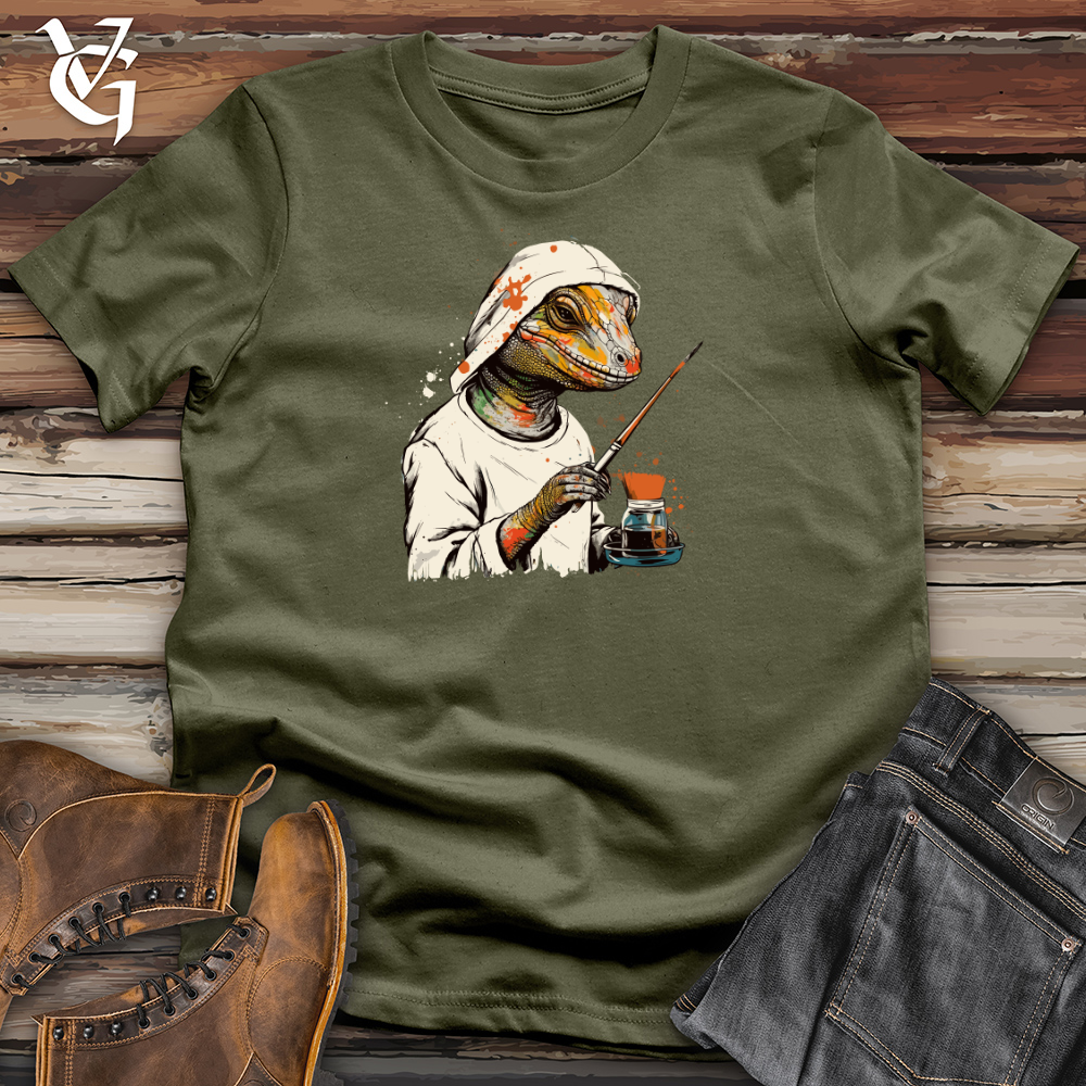 Viking Goods Scaled Artistry Cotton Tee Military Green / L