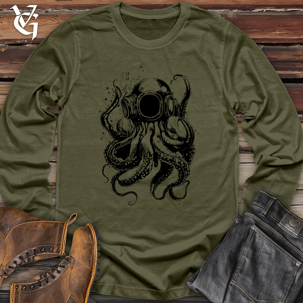 Viking Goods Scuba Octopus Long Sleeve Military Green / L