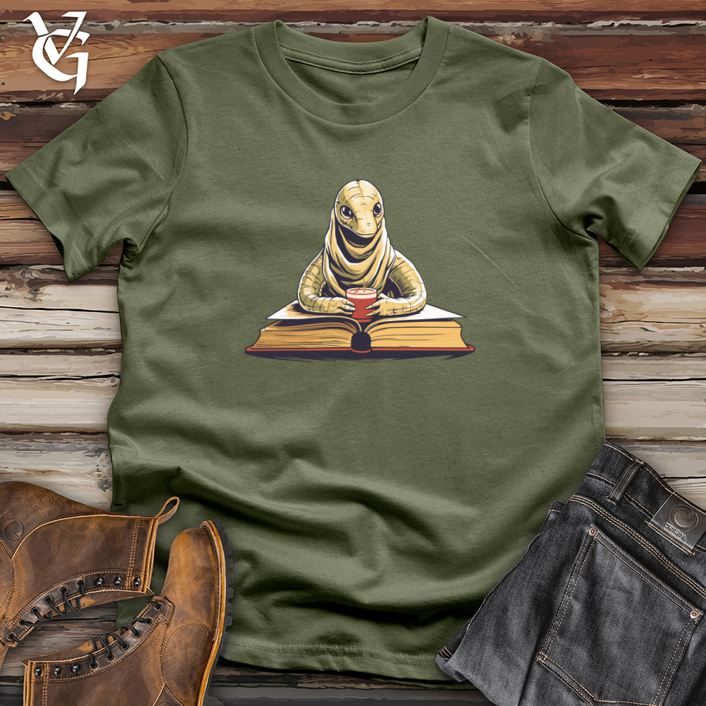 Viking Goods Serene Book Worm Softstyle Tee Military Green / L