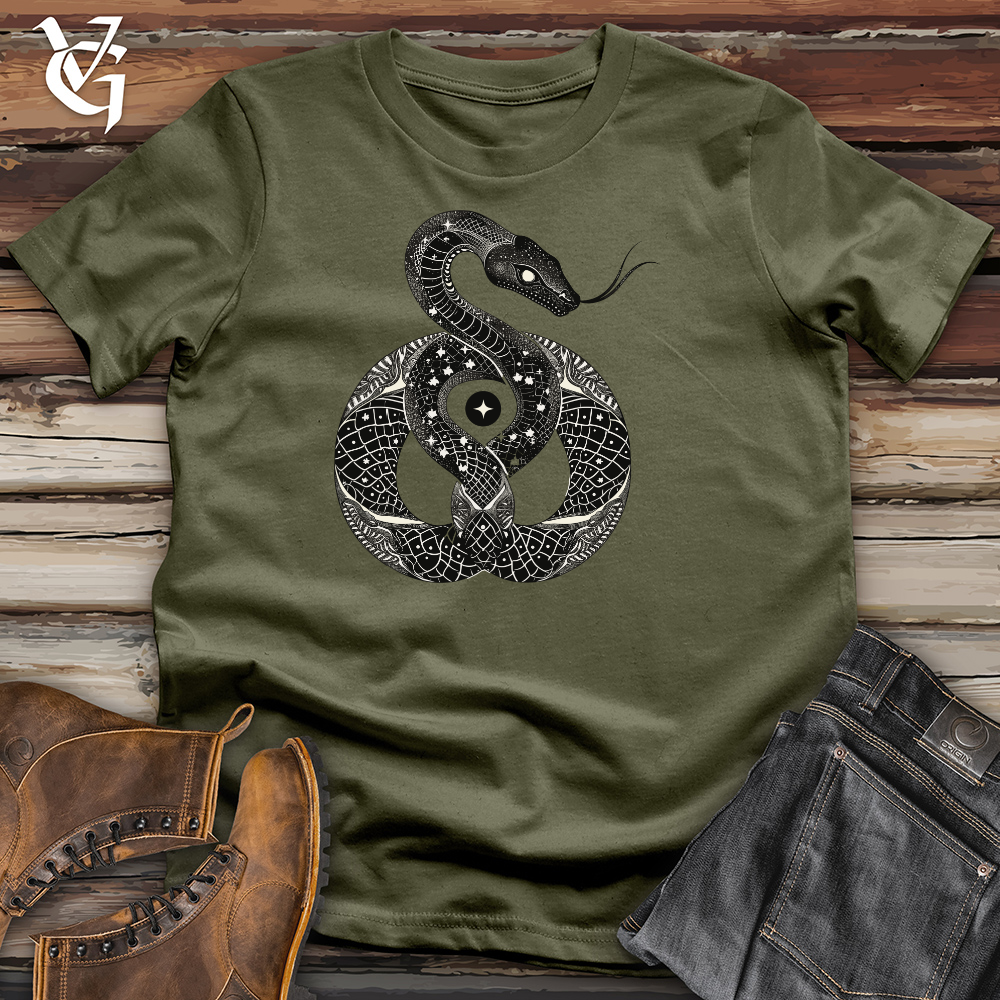 Viking Goods Serpent Infinite Mystique Cotton Tee Military Green / L