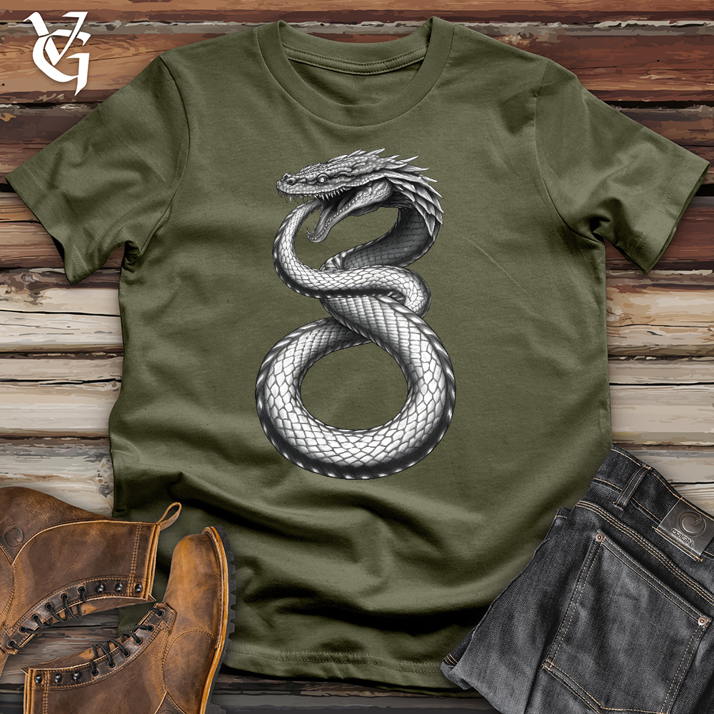Viking Goods Serpent Tail Cotton Tee Military Green / L