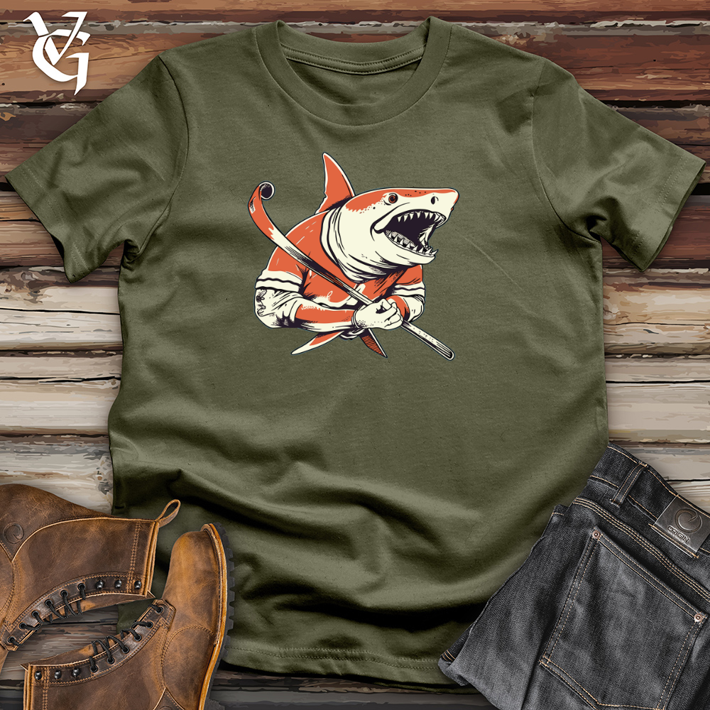 Viking Goods Sharkblade Slapshot Cotton Tee Military Green / L