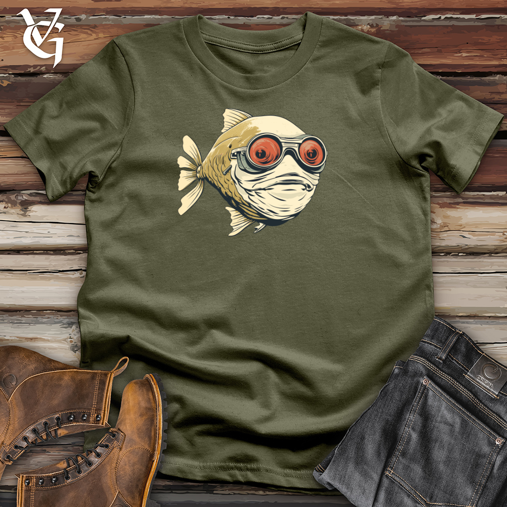Viking Goods Skyborne Blobfish Pilot Cotton Tee Military Green / L