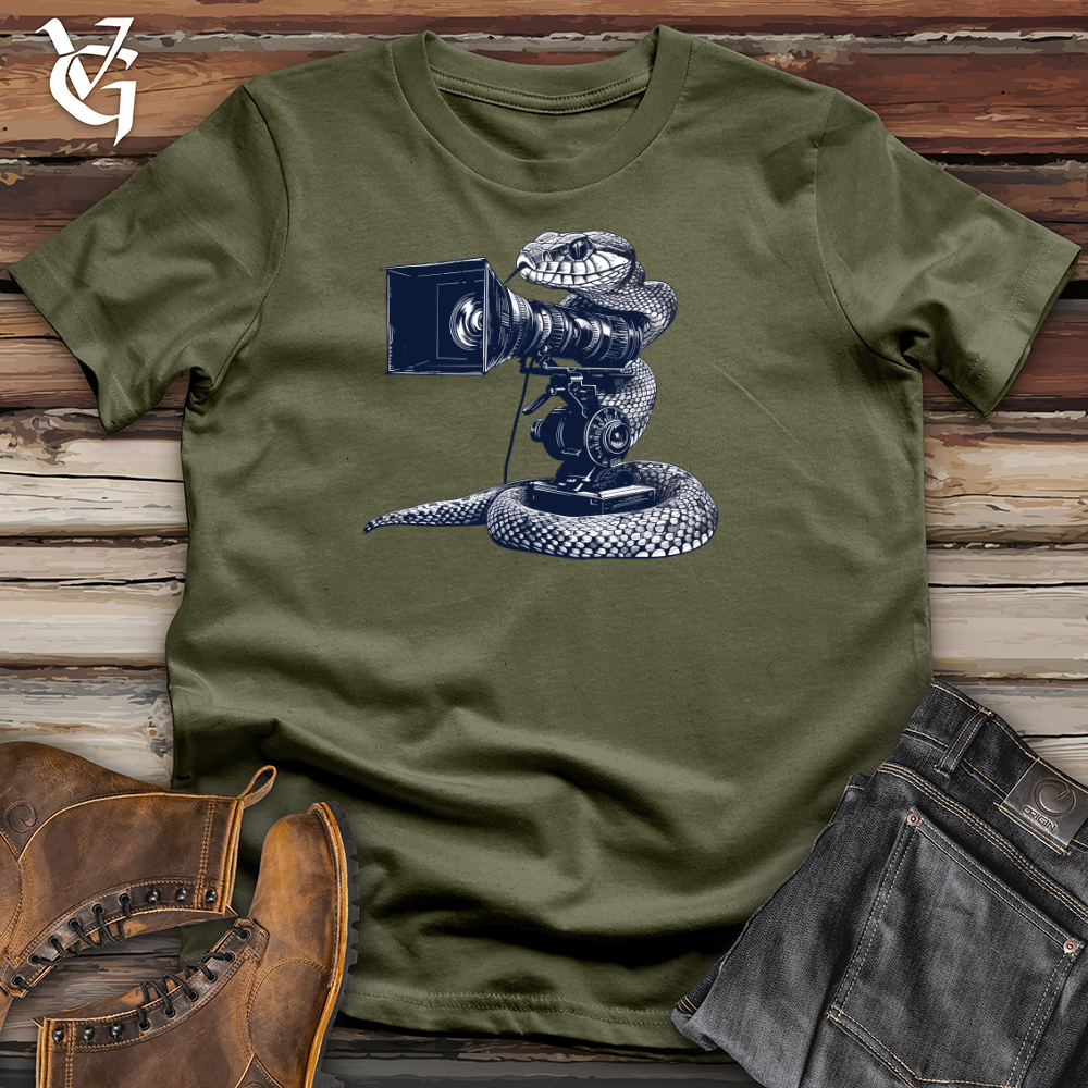 Viking Goods Snake Cinematic Shoot Cotton Tee Military Green / L
