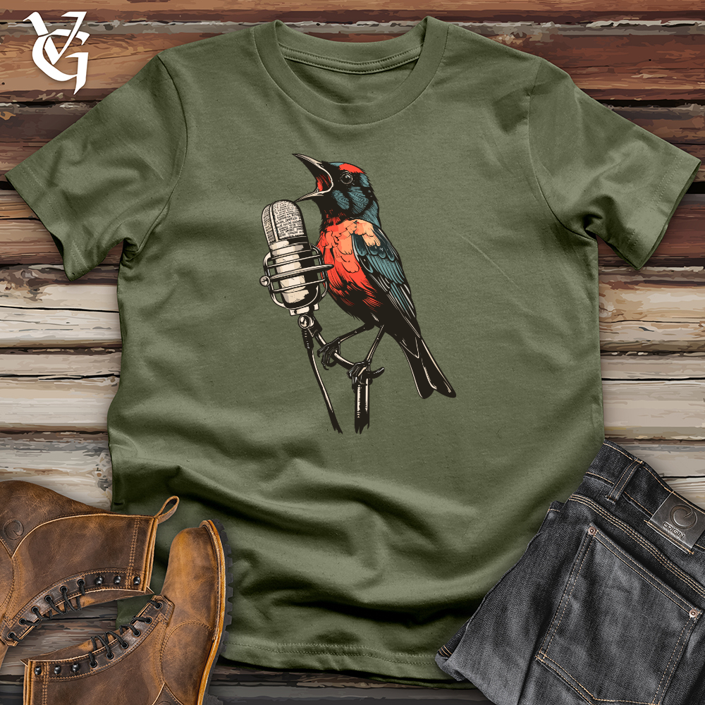 Viking Goods Songbird Vocal Solo Softstyle Tee Military Green / L