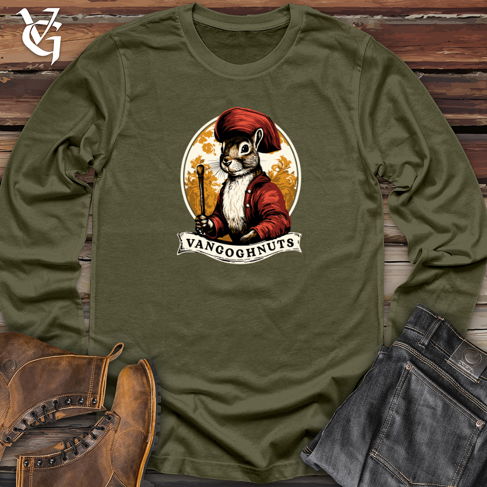 Viking Goods Squirrel Artist Beret Long Sleeve Military Green / L