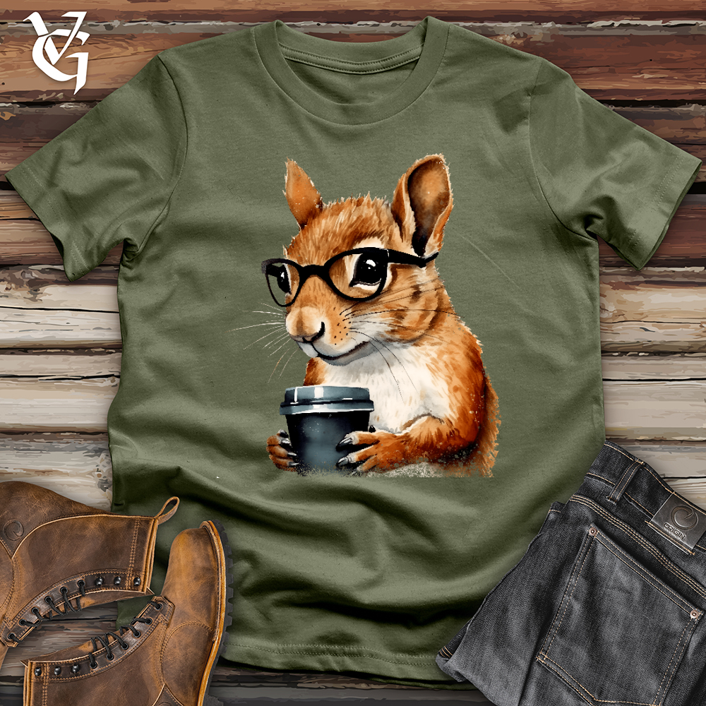 Viking Goods Squirrel Boss Softstyle Tee Military Green / L