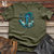 Viking Goods Stallion Oceanic Power Cotton Tee Military Green / L