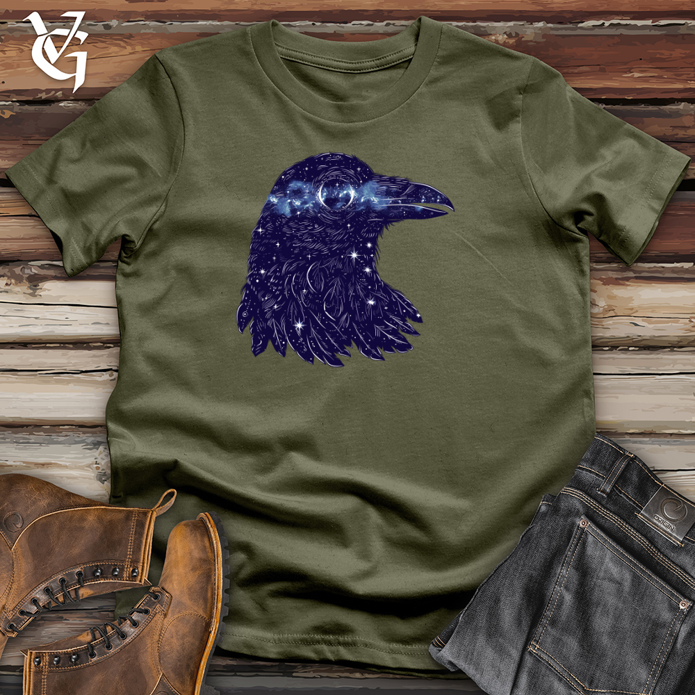 Viking Goods Stellar Raven Mystery Cotton Tee Military Green / L